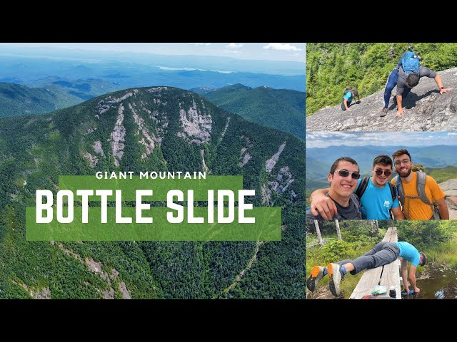 Giant Mountain via The Bottle Slide; Off-Trail, Steep and Exposed!