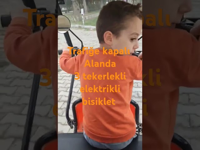 3 tekerlekli Elektrikli Bisiklet kullanmak bu kadar basit