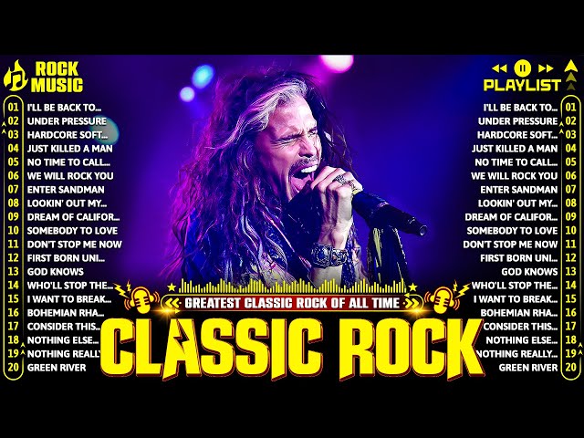 Classic Rock Songs 70s 80s 90s Full Album - Queen, Eagles, Pink Floyd, Def Leppard, Bon Jovi