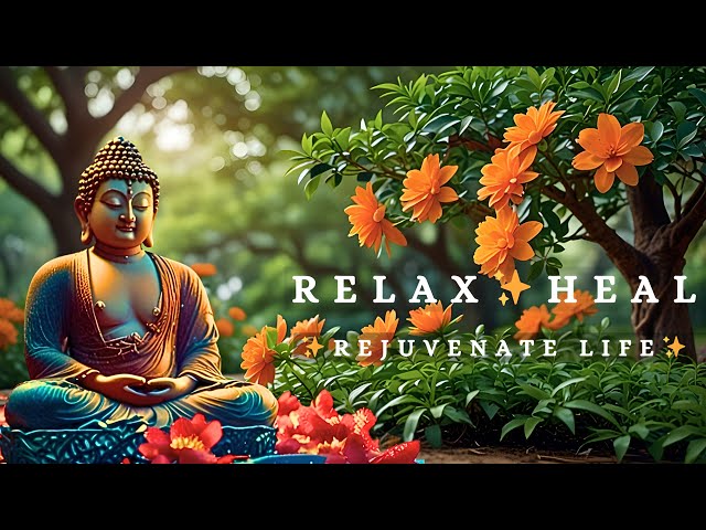 10 minute🔥meditation music for positive energy✨healing meditation✨relax mind body, inner peace [ॐ]