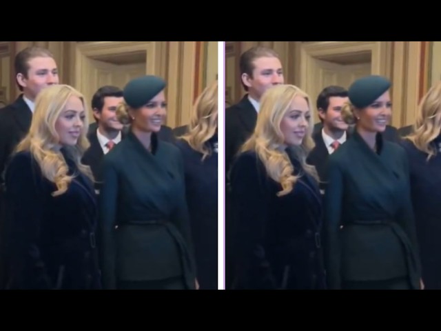 Barron Trump PHOTOBOMBS Ivanka & Tiffany Trump