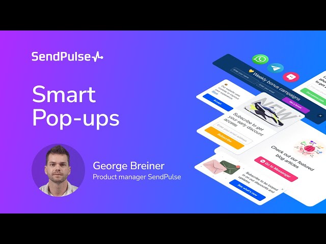 Smart Pop-ups from SendPulse