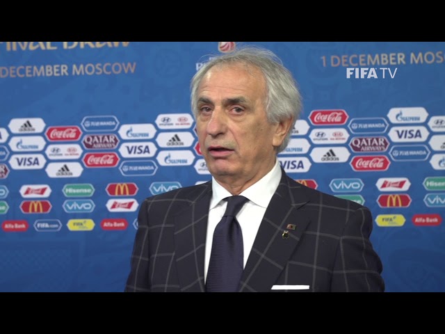 Vahid HALIHODZIC – Japan - Final Draw Reaction