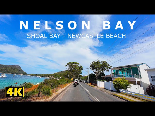 Driving To Nelson Bay Beach - Shoal Bay from Newcastle Beach | NSW Australia | 4K