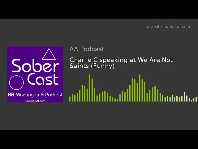 Charlie C speaking at We Are Not Saints (Funny)