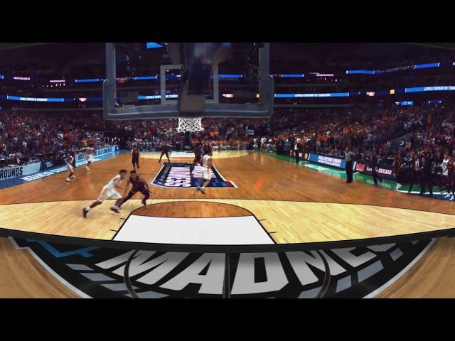 360 Video: What Loyola Chicago's win looked like courtside