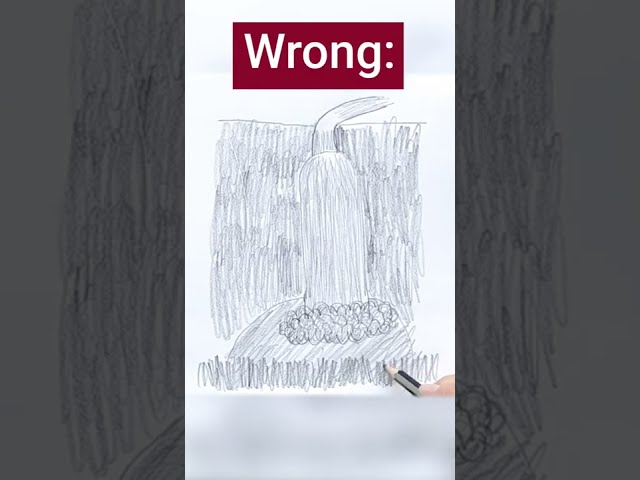 Waterfall drawing tip 3 #shorts