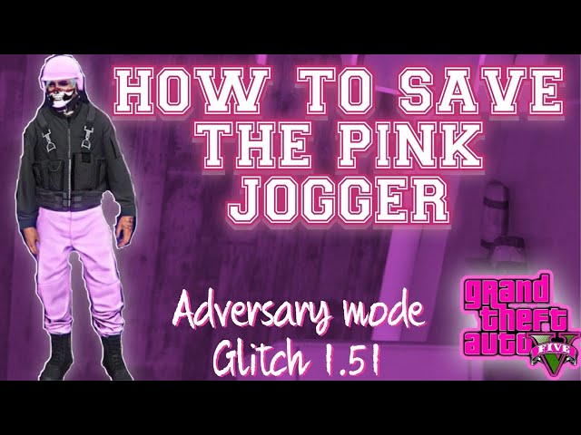 *NEW* HOW TO SAVE THE PINK JOGGERS |ADVERSARY MODE GLITCH| NO DIRECTOR MODE GLITCH AFTER PATCH *1.51