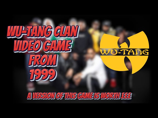 Wu-Tang | The greatest Rap group in the world released a video game in 1999 | #retrogaming