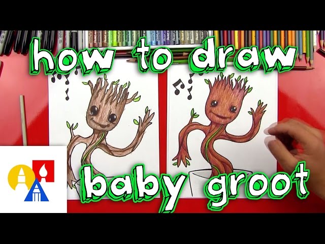 How To Draw Baby Groot