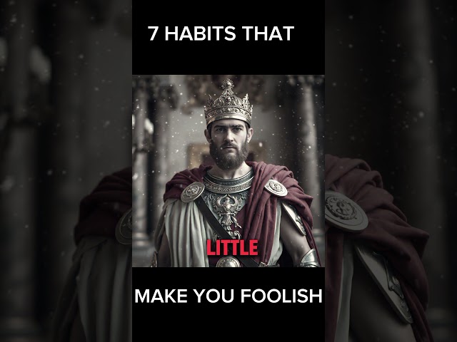 7 habits that make you look foolish