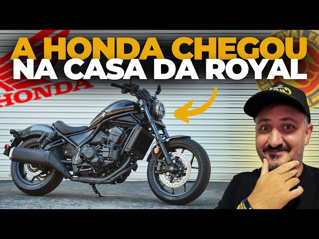 Por essa eu não esperava: Honda REBEL 300 chega para competir na CASA da ROYAL