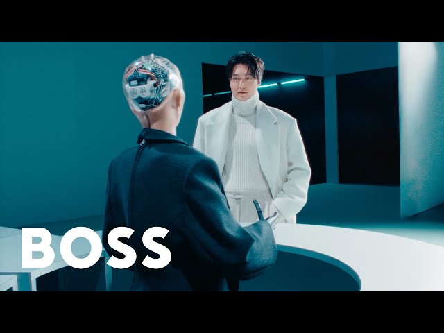 Lee Minho and Sophia the Robot launch the FW23 Fashion Show | BOSS