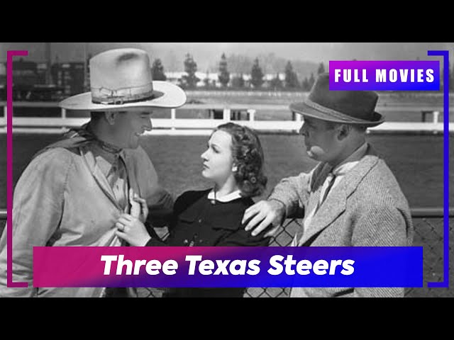 🎬 Three Texas Steers (1939) | English Full Movie | Don't Miss Out!