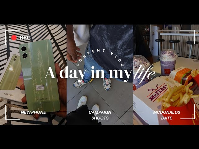 VLOG : Content day (Foneyam & Mc Donald's campaigns)🎀