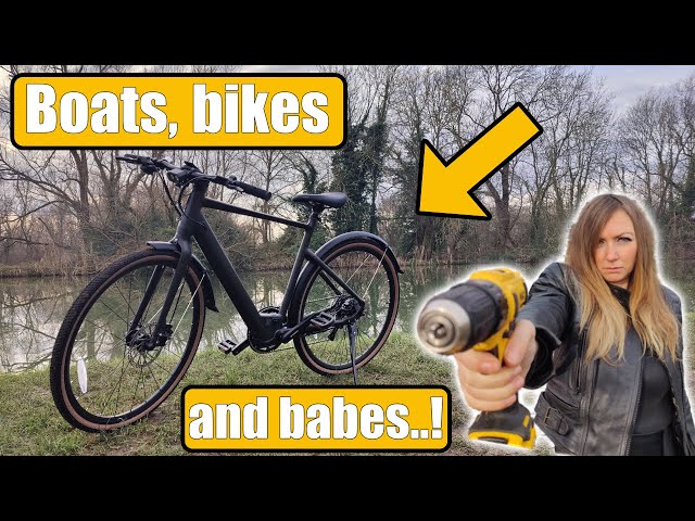 Narrowboat Life just got an UPGRADE ! How will the Fiido C21 E Bike handle the Towpath