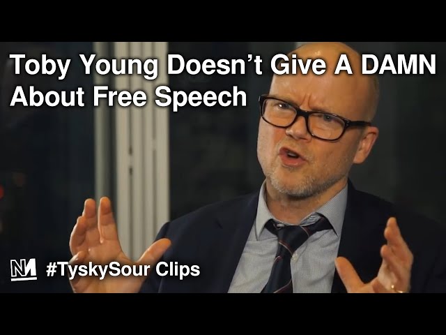 Toby Young Doesn't Give A DAMN About Free Speech