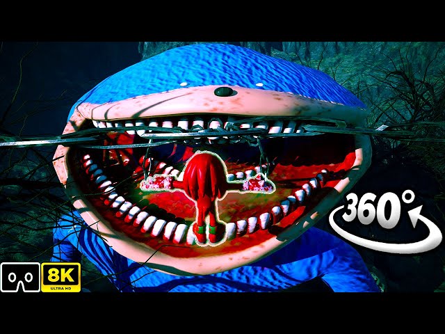 Shin Sonic 360° Tapes - KNUCKLES DREADFUL VISION (PART2) 360 VR Video Horror - Scary VR 3D Animation