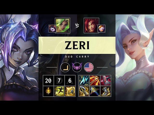 Zeri ADC vs Zyra: Unstoppable - NA Master Patch 25.S1.1