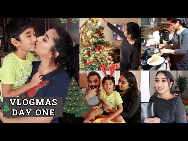 Vlogmas Day 1 ... Putting Up Our Christmas Tree | Busy Day Vlog