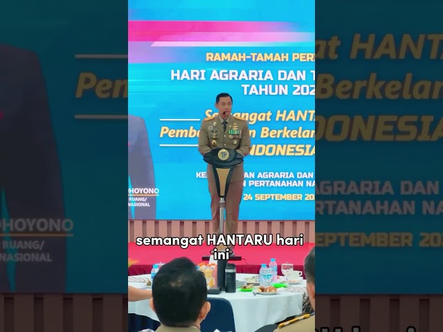 RAMAH TAMAH HANTARU 2024 DI KEMENTERIAN ATR/BPN