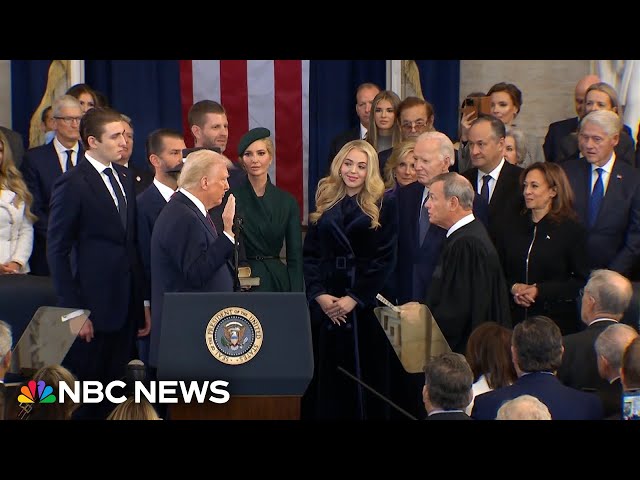 Watch highlights from Trump’s inauguration events at U.S. Capitol