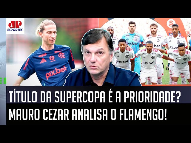 "ISSO ESTÁ BEM CLARO! O Filipe Luís QUER DE QUALQUER JEITO que o Flamengo..." Mauro Cezar ANALISA!