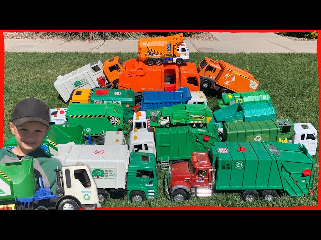 Roman's Toy Garbage Truck Collection