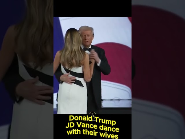 Donald Trump and Vice President JD Vance danced with their wives, Melania and Usha