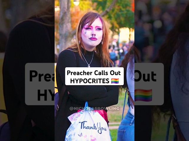 Preacher Confronts 🌈 "Christians"