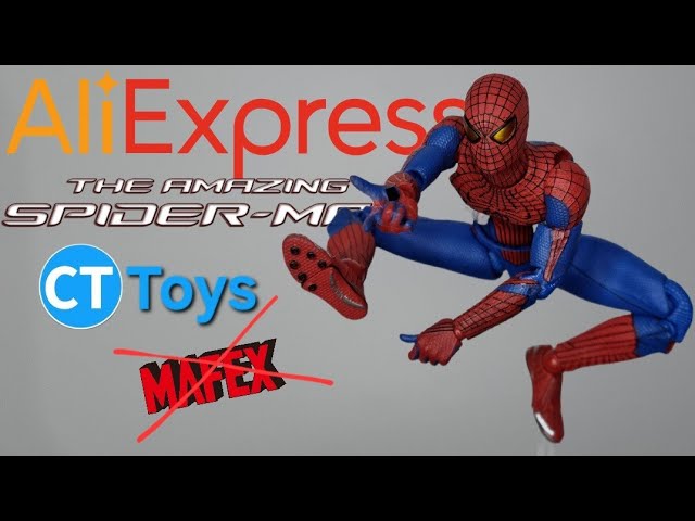 New CT TOYS The Amazing SPIDER-MAN Mafex No.001 Bootleg AliExpress Knock-Off Movie Action Figure