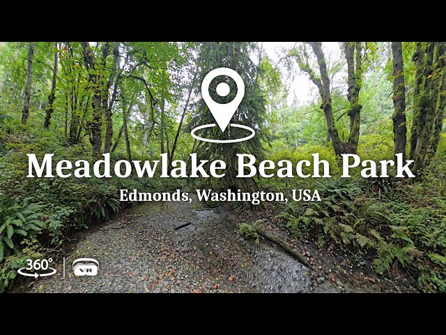 Explore an immersive 360° VR experience of Meadowdale Beach Park in Edmonds, Washington, USA!