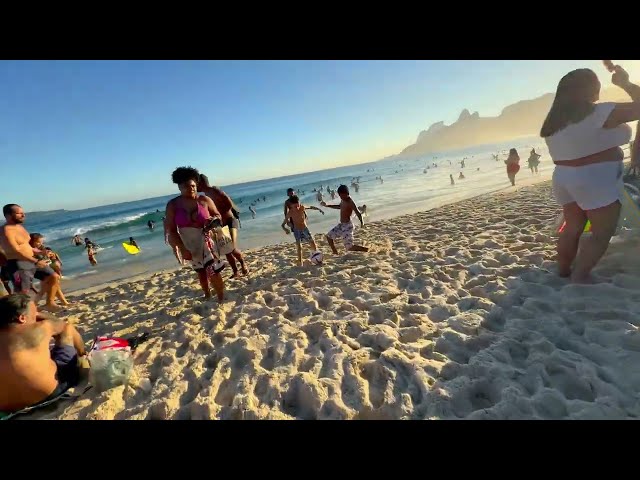 😲 MUST SEE - Rio de Janeiro BEACH TOUR 4K  Brazil | 2024 COPACABANA Beach