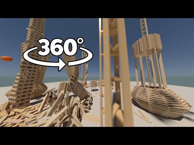 Plank World 360° | Physics Simulations in Virtual Reality (Stereoscopic 360°)