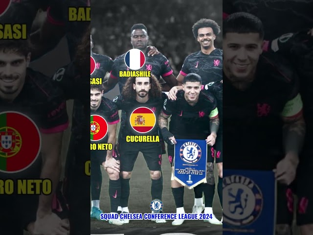 Squad Chelsea vs Panathinaikos 2024 | UEFA Conference League #chelsea #bintangbola