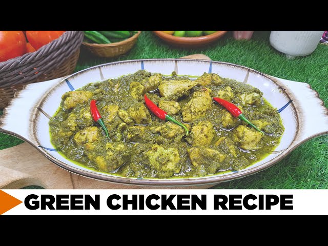 Hariyali Chicken | Harye Masale Ka Chicken | Easy Murgh Hara Masala | Hyderabadi Green Chicken