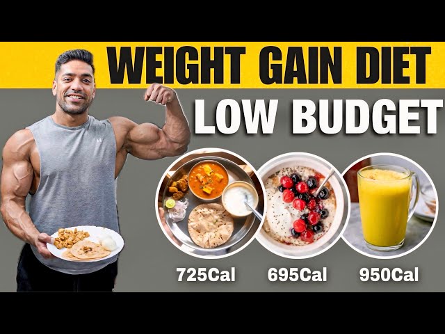 Budget Diet Plan For Weight Gain | How To Gain Weight In 7 Days