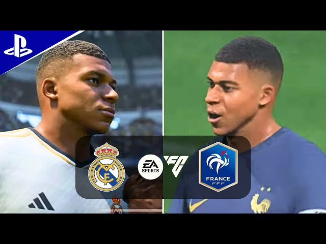 FC 24 - Real Madrid vs France National Football Team - FULL MATCH | Mbappe | PS5 [4K 60FPS]