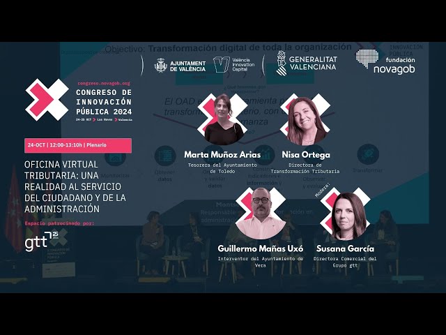 #NovaGob2024 | OFICINA VIRTUAL TRIBUTARIA: UNA REALIDAD AL SERVICIO DEL CIUDADANO Y LA ADMÓN. [gtt]