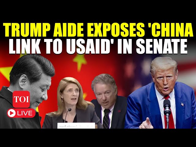 SHOCKING U.S. Senate Hearing: Trump Aide's 'China Link To USAID' Reveal Sparks Clash | Watch