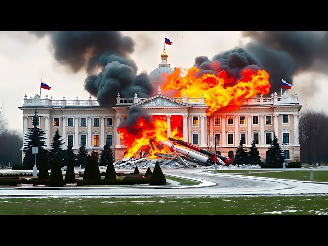 happened 2 minutes ago! Goodbye Putin, Russian presidential palace attacked by Ukrainian missiles