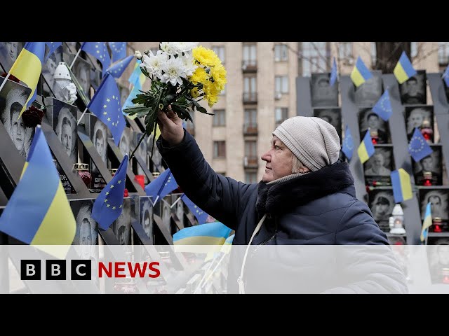 Ukraine marks ten years since Euromaidan protests - BBC News