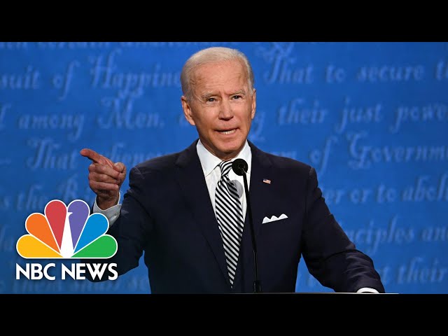 Will You Shut Up Man?': Biden Blasts Trump For Interrupting | NBC News