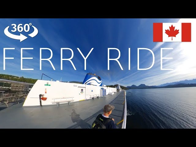 BC Ferries Ride from Langdale to Horseshoe Bay Ferry Terminal (2019)