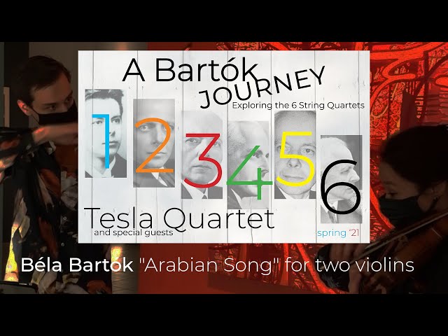 Béla Bartók “Arabian Song" | Tesla Quartet | #ABartokJourney