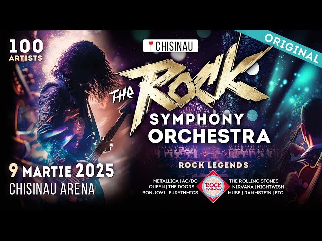 THE ROCK SYMPHONY ORCHESTRA | 09.03.2025 CHISINAU | Tour 2025