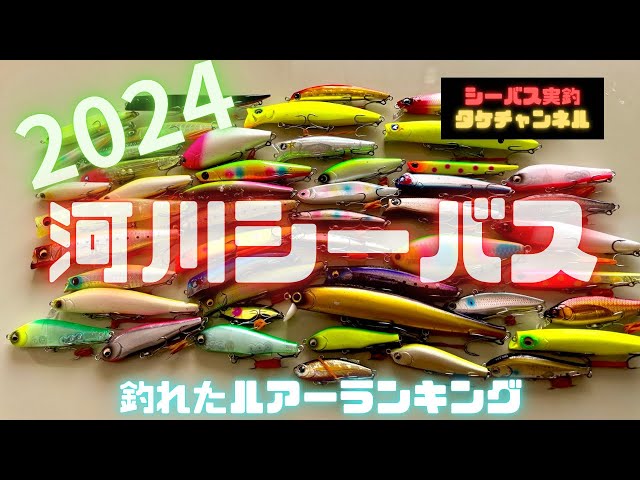 2024河川シーバス釣れたルアーランキング