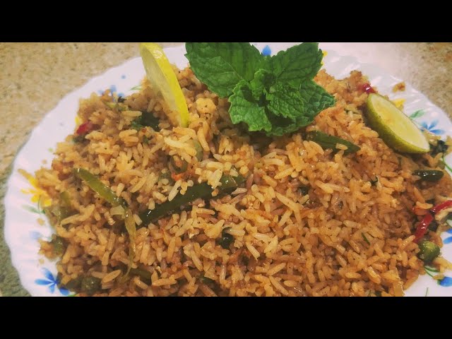 Tasty Malaysian fried rice | Malaysian style | Malaysian rice |