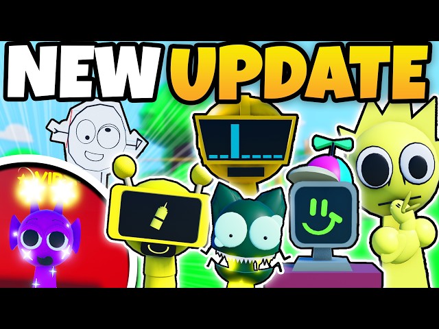 How To Get 7 NEW BADGES And New VIP Morphs! | 3D Sprunki RP And Animations Update