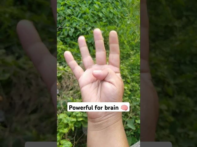 Brain exercise #yoga #mudra #meditation #ytshortsvideo